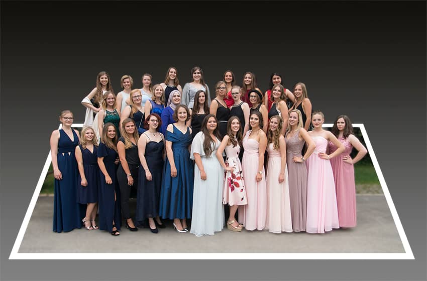 Gruppenfoto "outstanding"